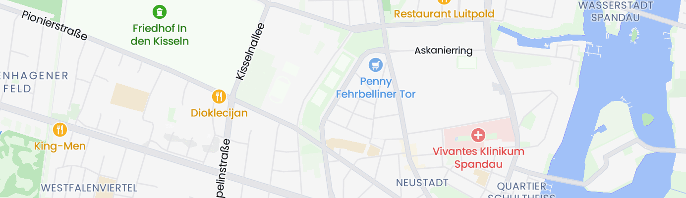 Karte mit dem ungefähren Standort