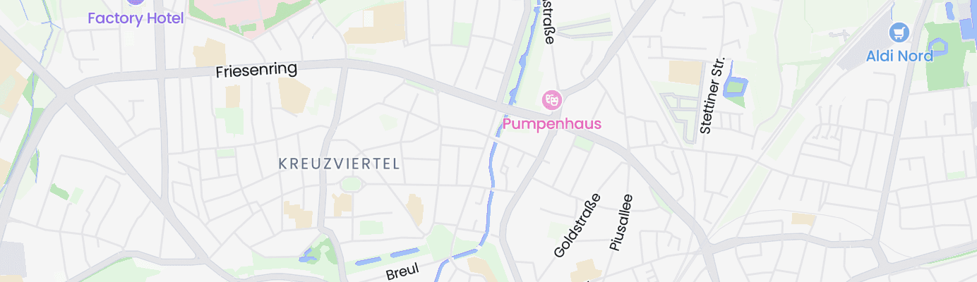 Karte mit dem ungefähren Standort