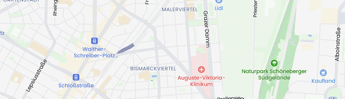 Karte mit dem ungefähren Standort