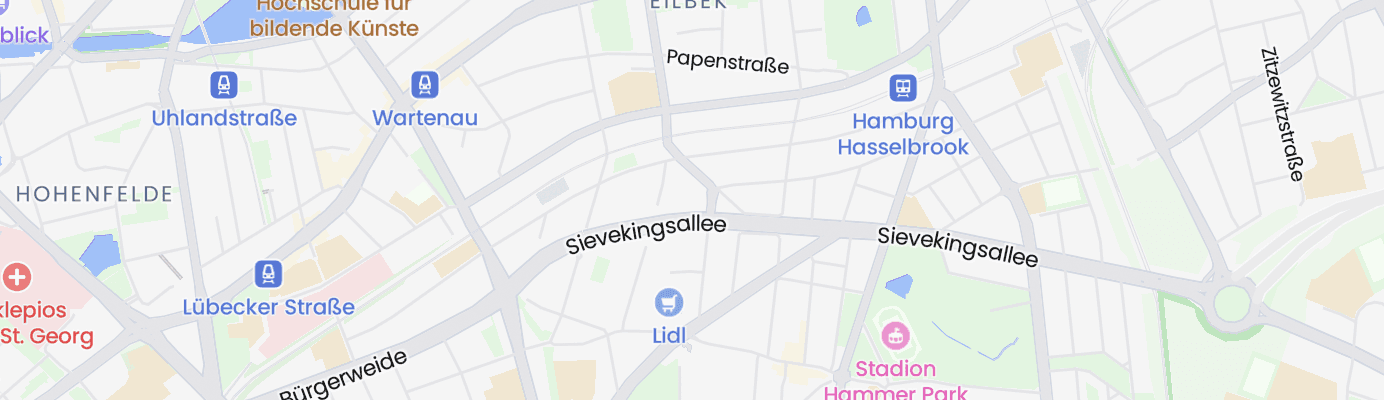 Karte mit dem ungefähren Standort