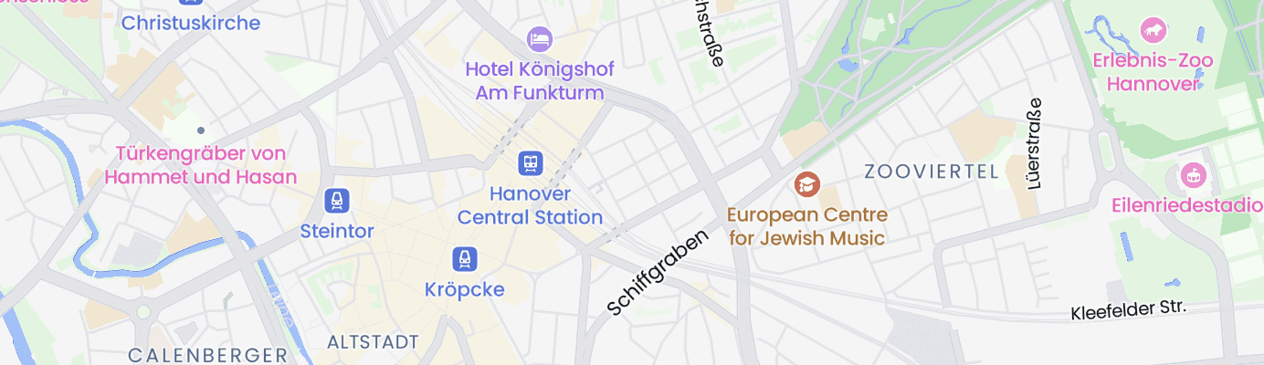Karte mit dem ungefähren Standort