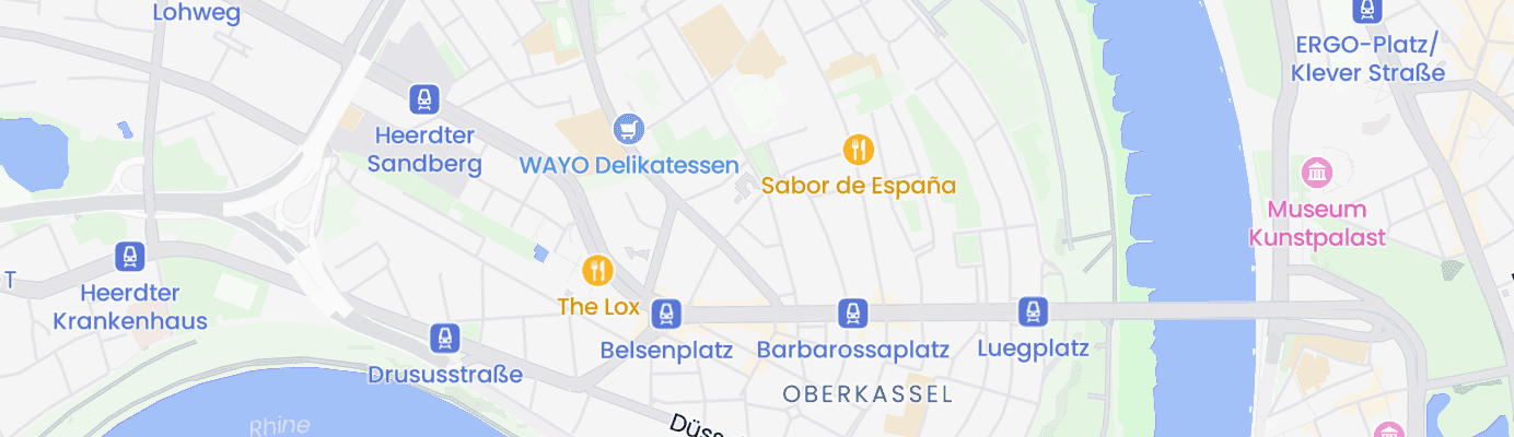 Karte mit dem ungefähren Standort