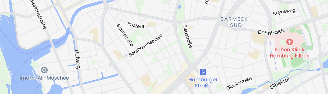 Karte mit dem ungefähren Standort