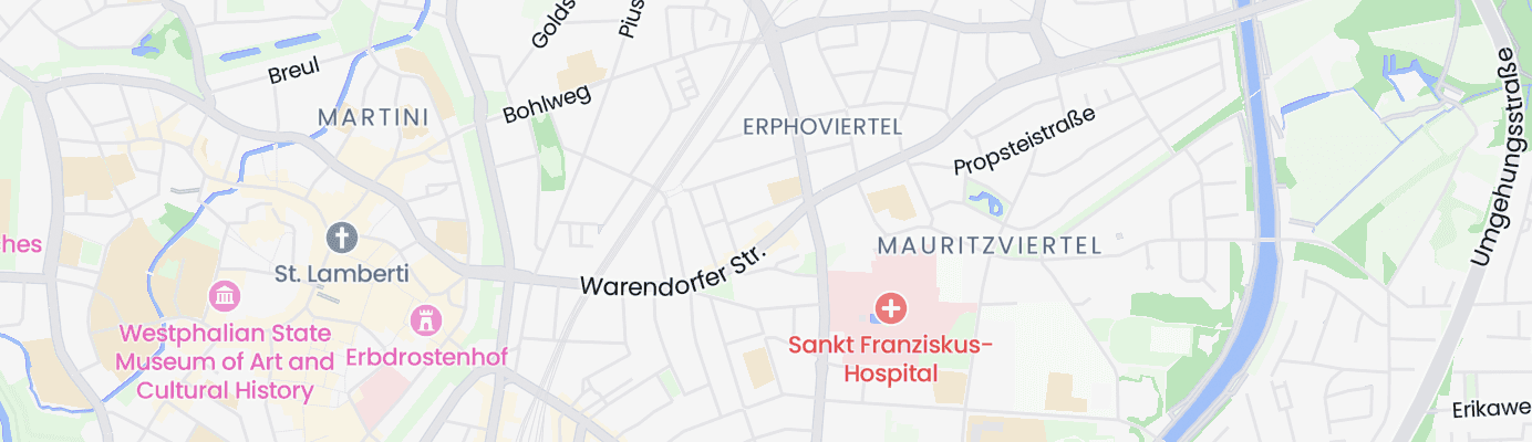 Karte mit dem ungefähren Standort