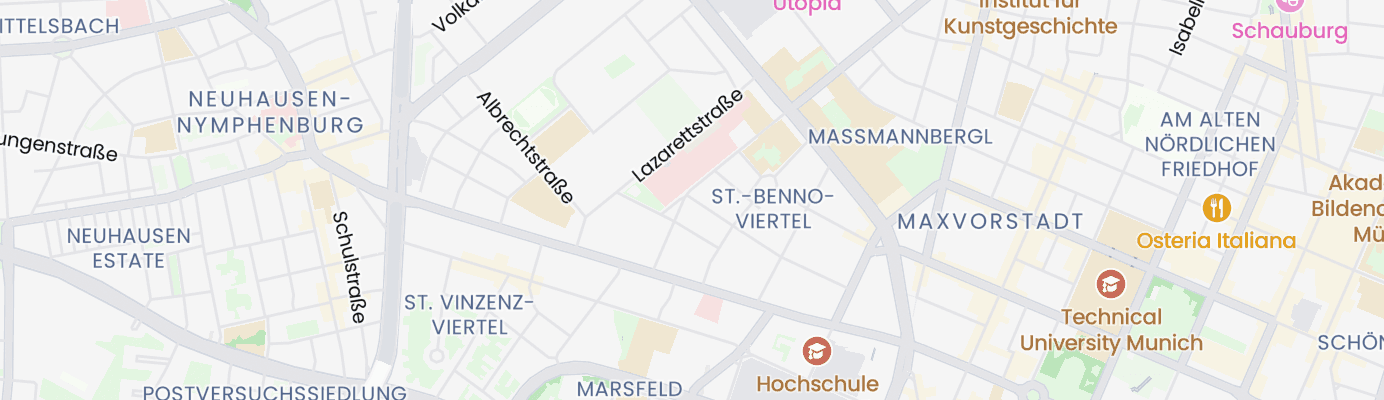 Karte mit dem ungefähren Standort