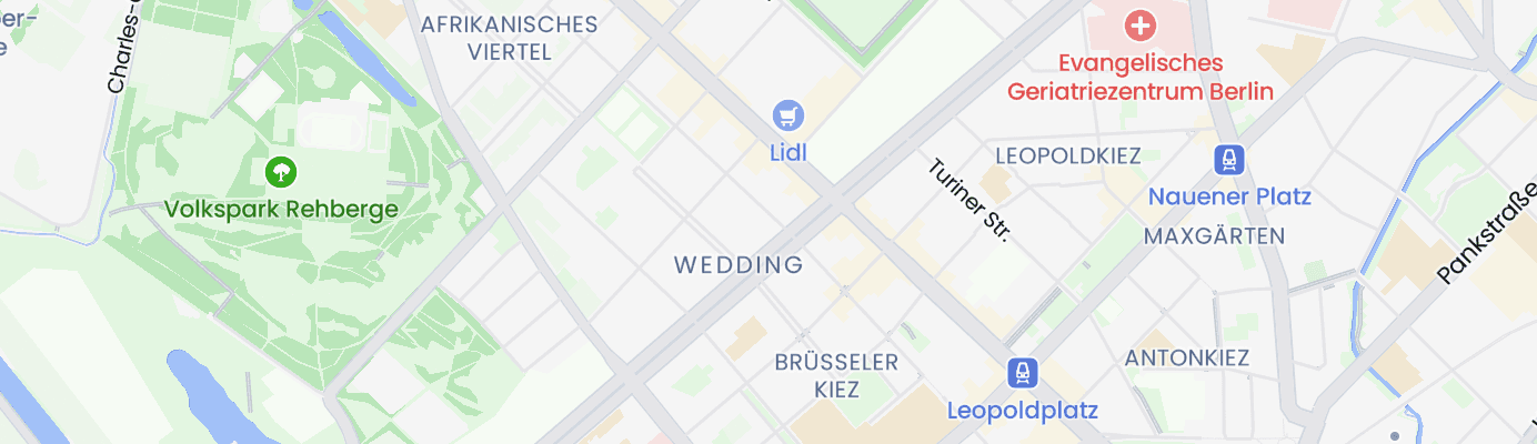 Karte mit dem ungefähren Standort