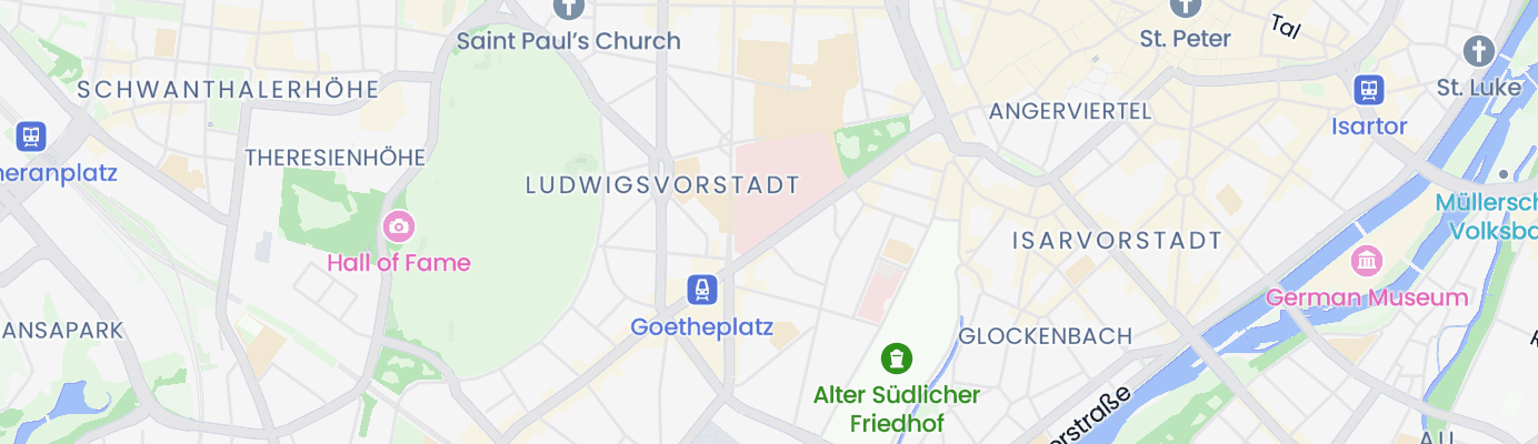 Karte mit dem ungefähren Standort
