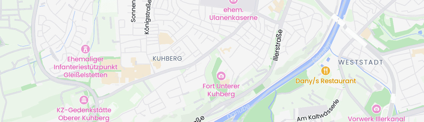 Karte mit dem ungefähren Standort