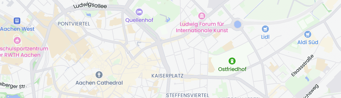 Karte mit dem ungefähren Standort