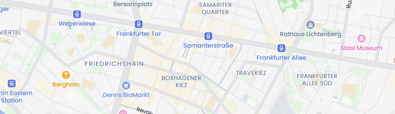 Karte mit dem ungefähren Standort