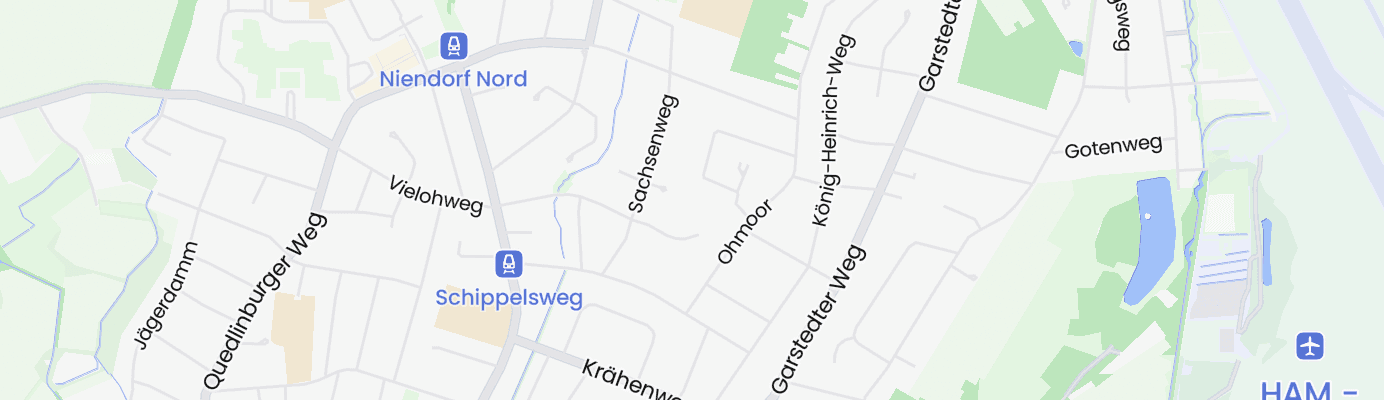 Karte mit dem ungefähren Standort