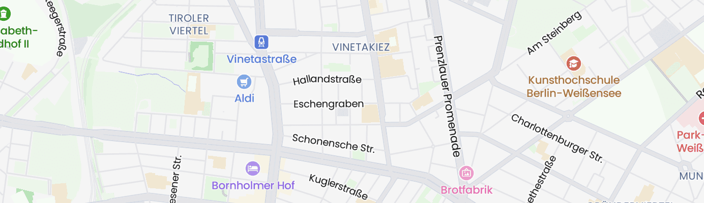 Karte mit dem ungefähren Standort