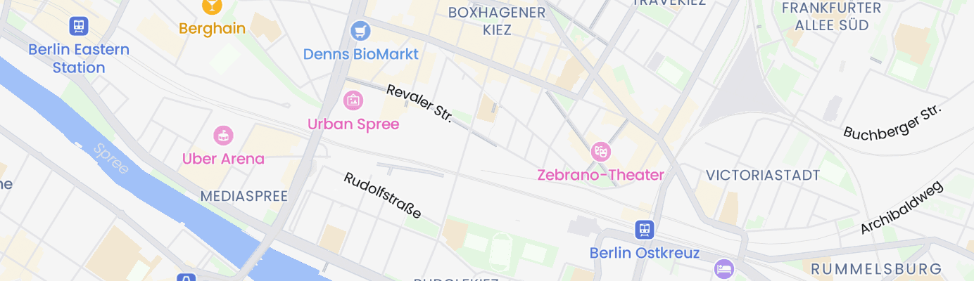 Karte mit dem ungefähren Standort