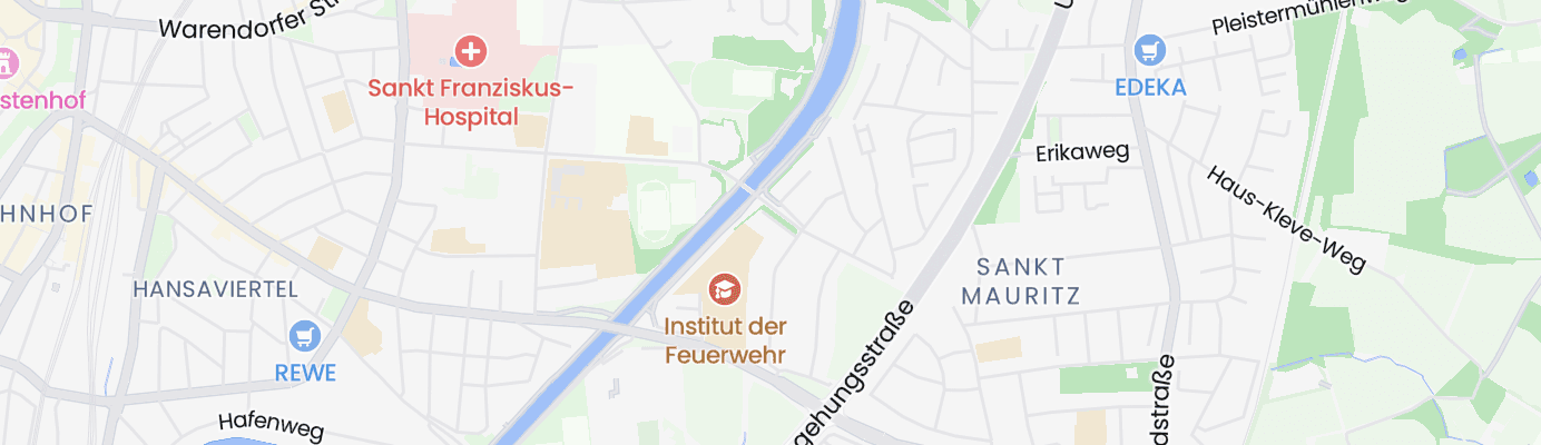 Karte mit dem ungefähren Standort