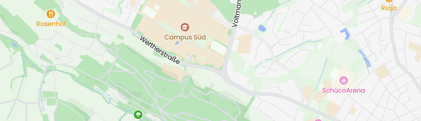 Karte mit dem ungefähren Standort