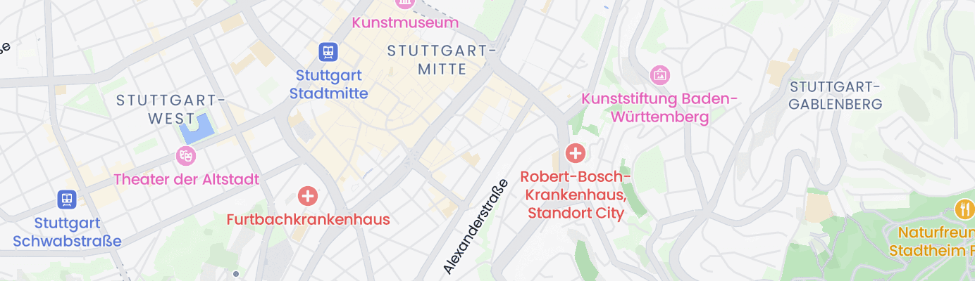 Karte mit dem ungefähren Standort