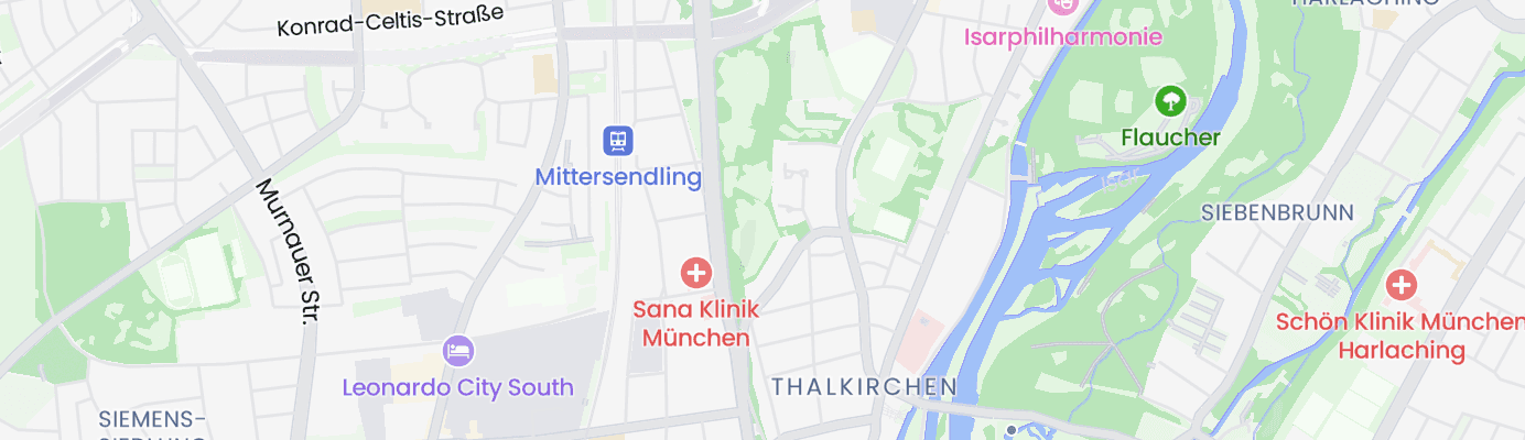 Karte mit dem ungefähren Standort