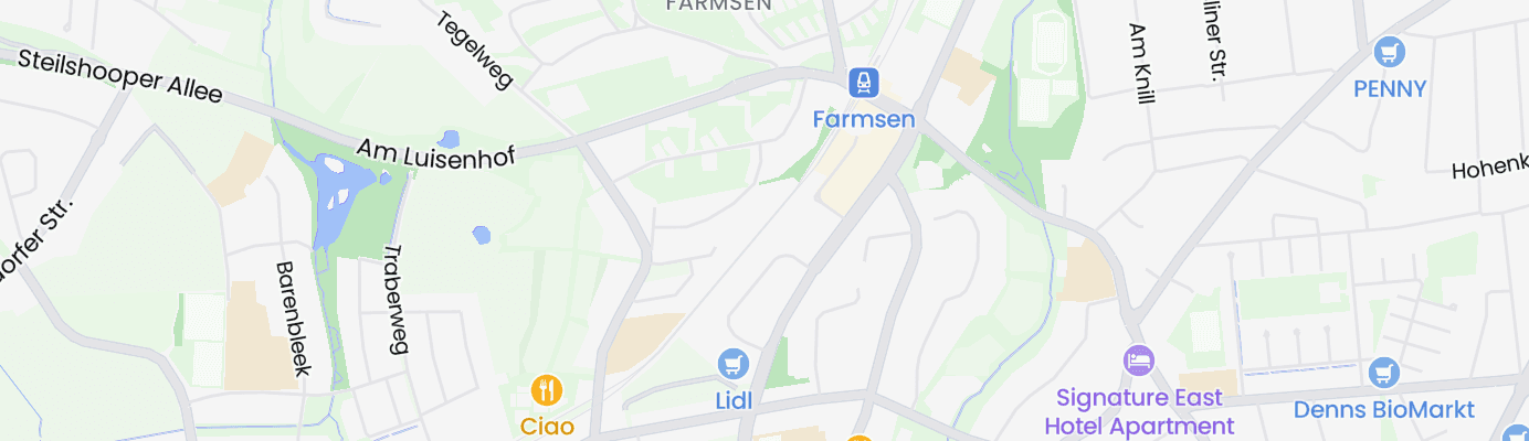 Karte mit dem ungefähren Standort