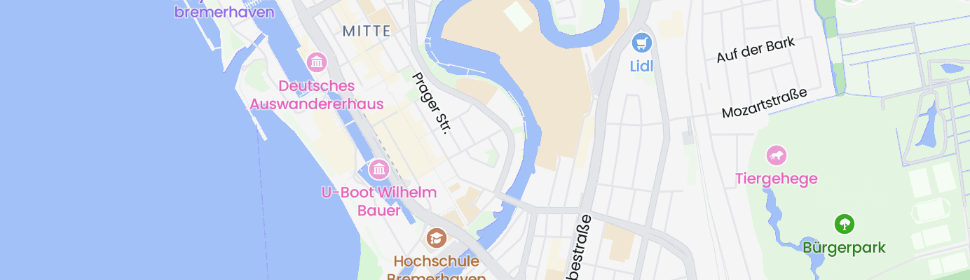 Karte mit dem ungefähren Standort
