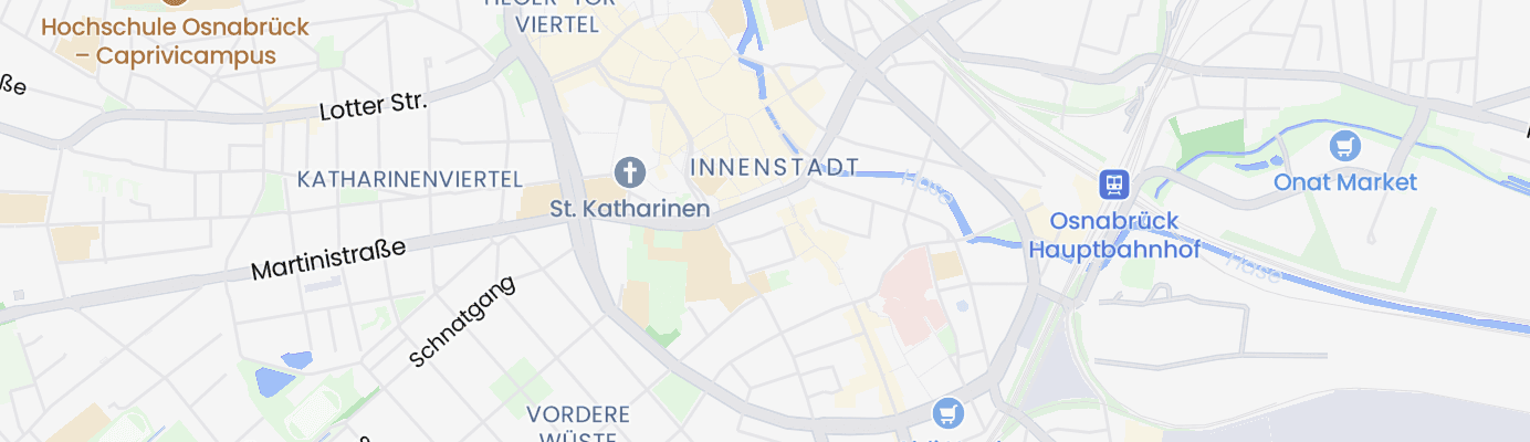 Karte mit dem ungefähren Standort
