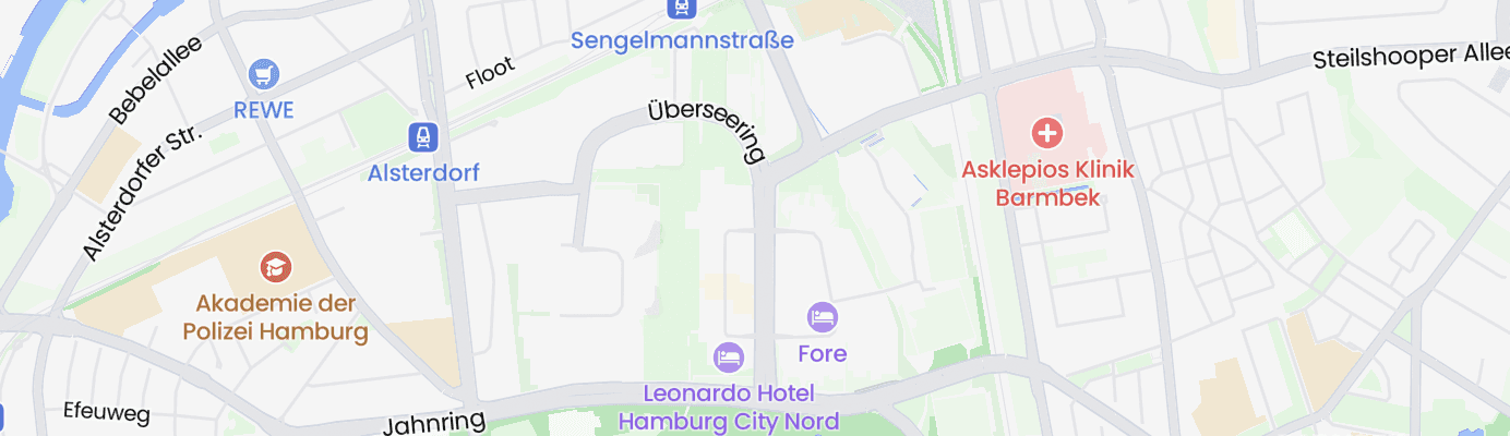 Karte mit dem ungefähren Standort
