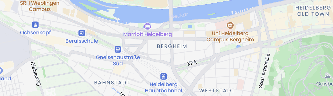 Karte mit dem ungefähren Standort