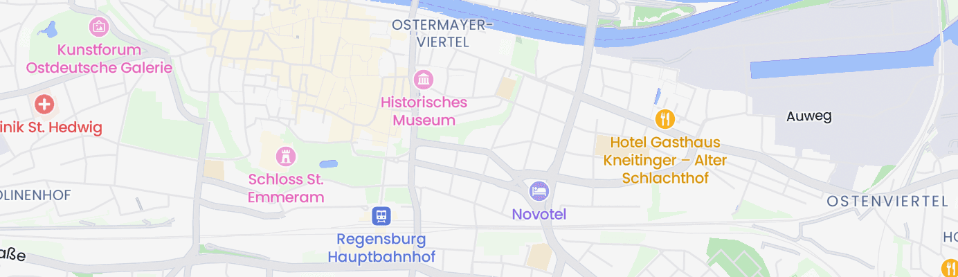 Karte mit dem ungefähren Standort
