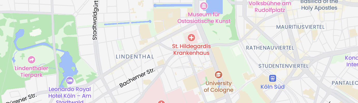 Karte mit dem ungefähren Standort