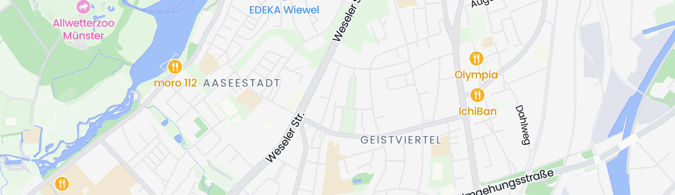 Karte mit dem ungefähren Standort