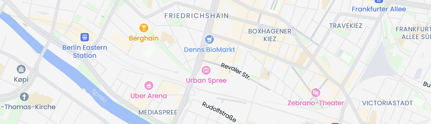 Karte mit dem ungefähren Standort