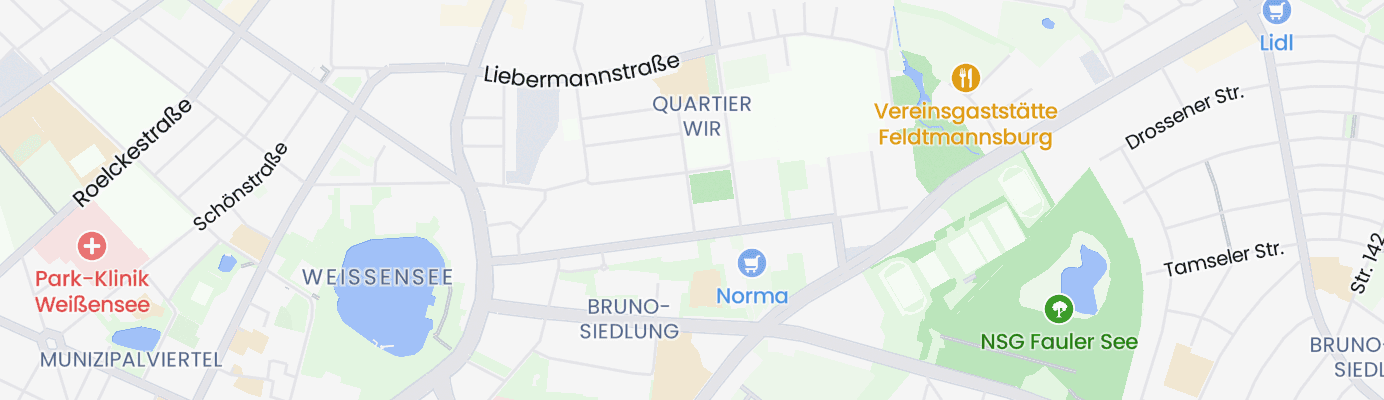 Karte mit dem ungefähren Standort