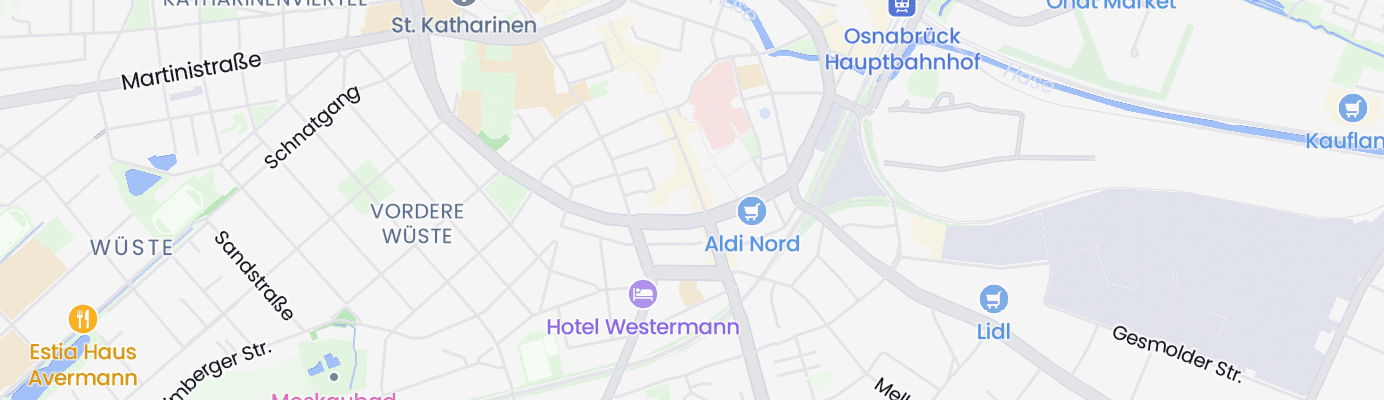 Karte mit dem ungefähren Standort