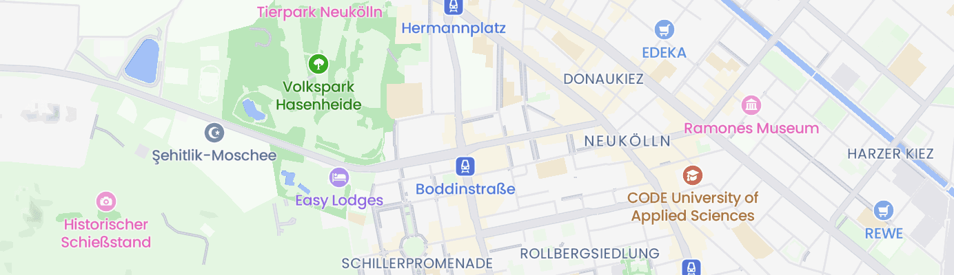 Karte mit dem ungefähren Standort