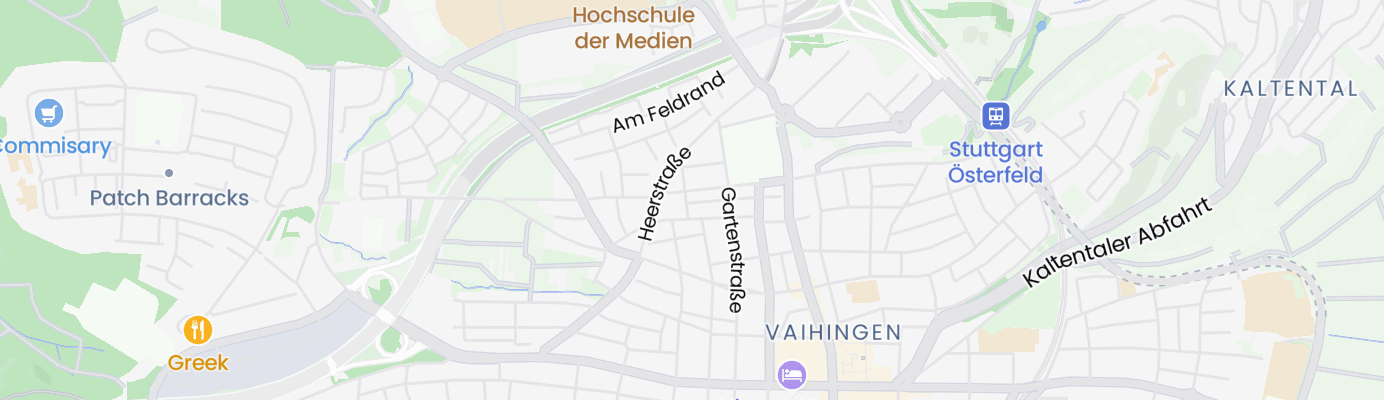 Karte mit dem ungefähren Standort