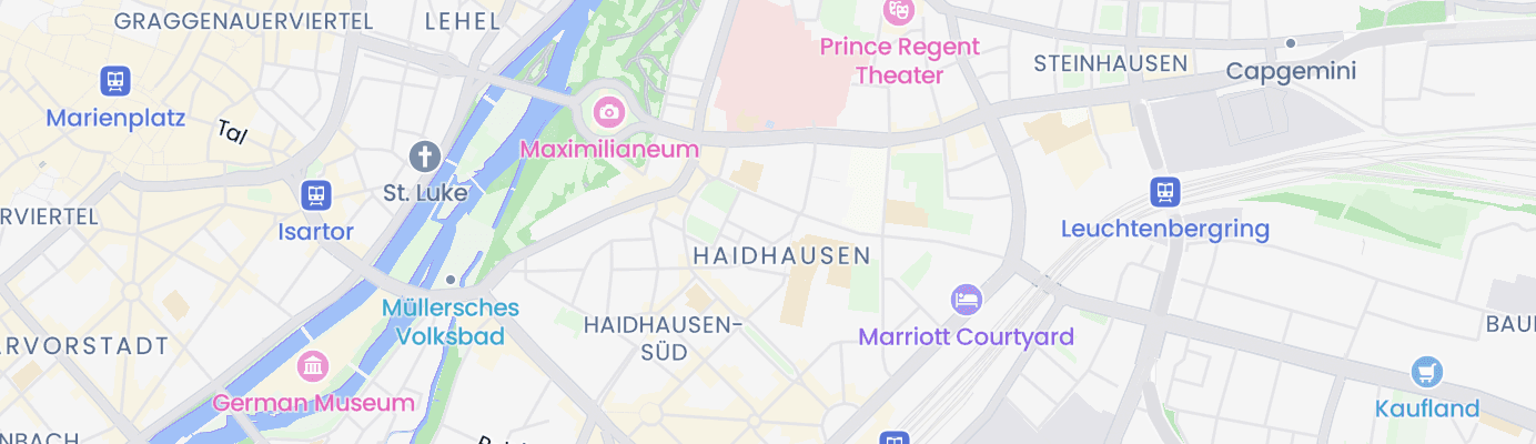 Karte mit dem ungefähren Standort