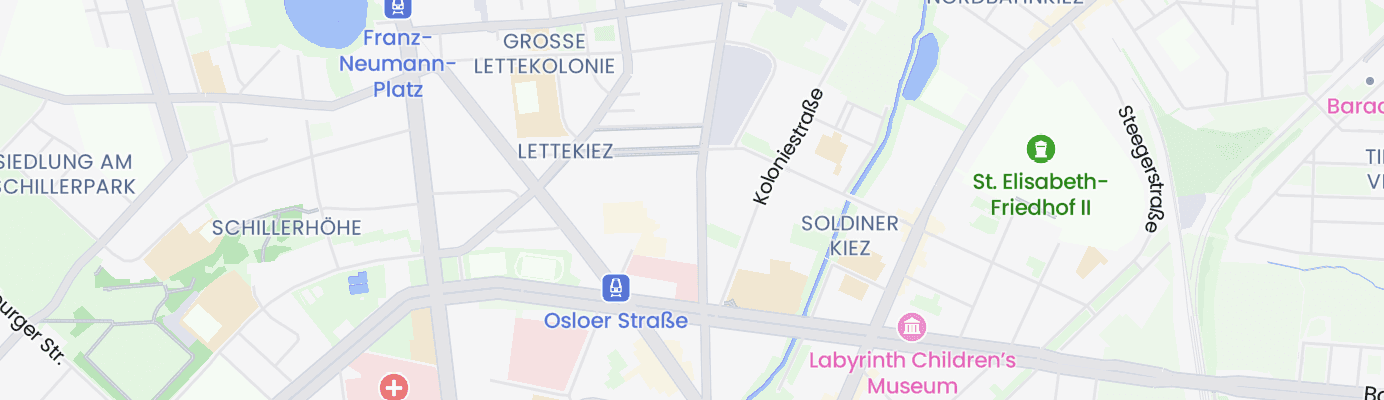 Karte mit dem ungefähren Standort