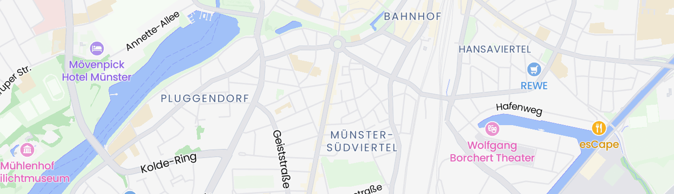 Karte mit dem ungefähren Standort