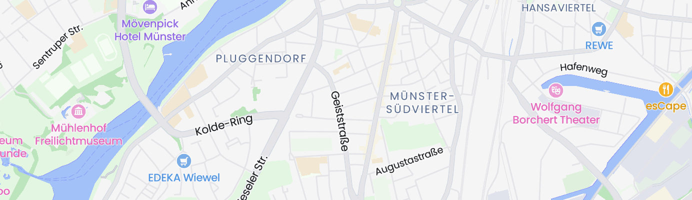 Karte mit dem ungefähren Standort