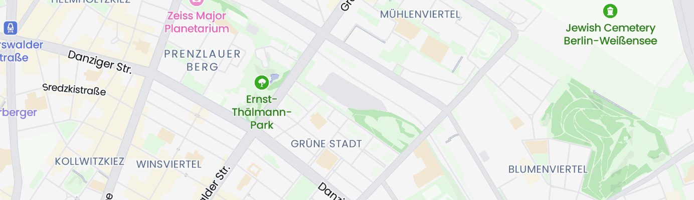 Karte mit dem ungefähren Standort