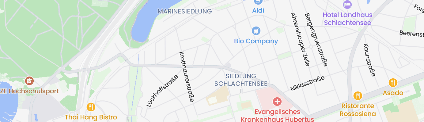 Karte mit dem ungefähren Standort