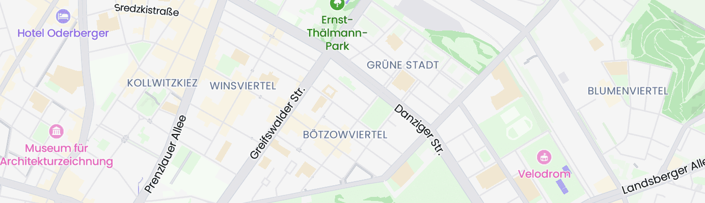 Karte mit dem ungefähren Standort