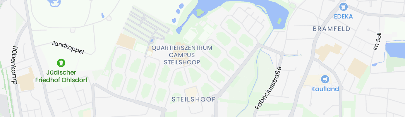 Karte mit dem ungefähren Standort