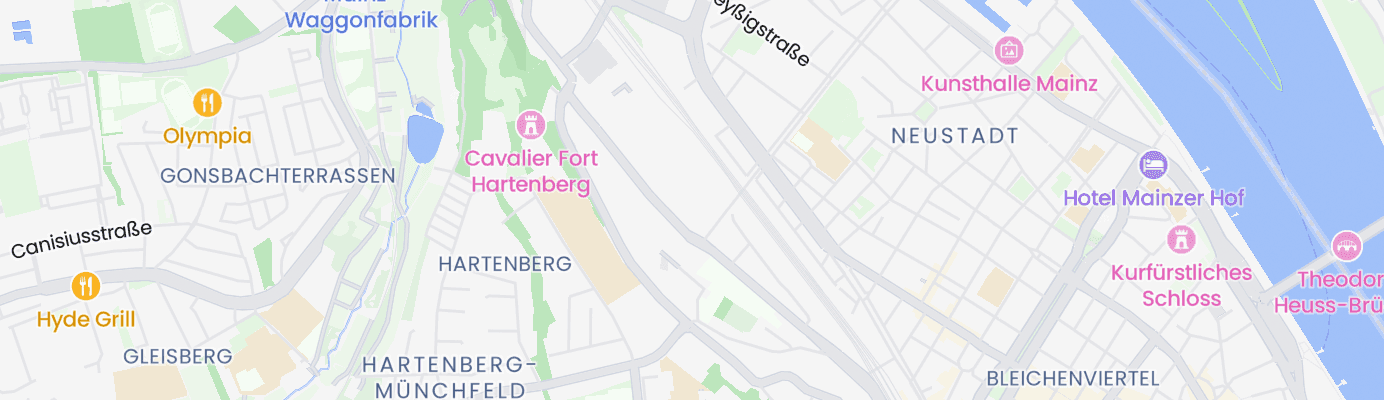 Karte mit dem ungefähren Standort