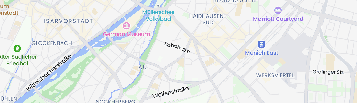 Karte mit dem ungefähren Standort