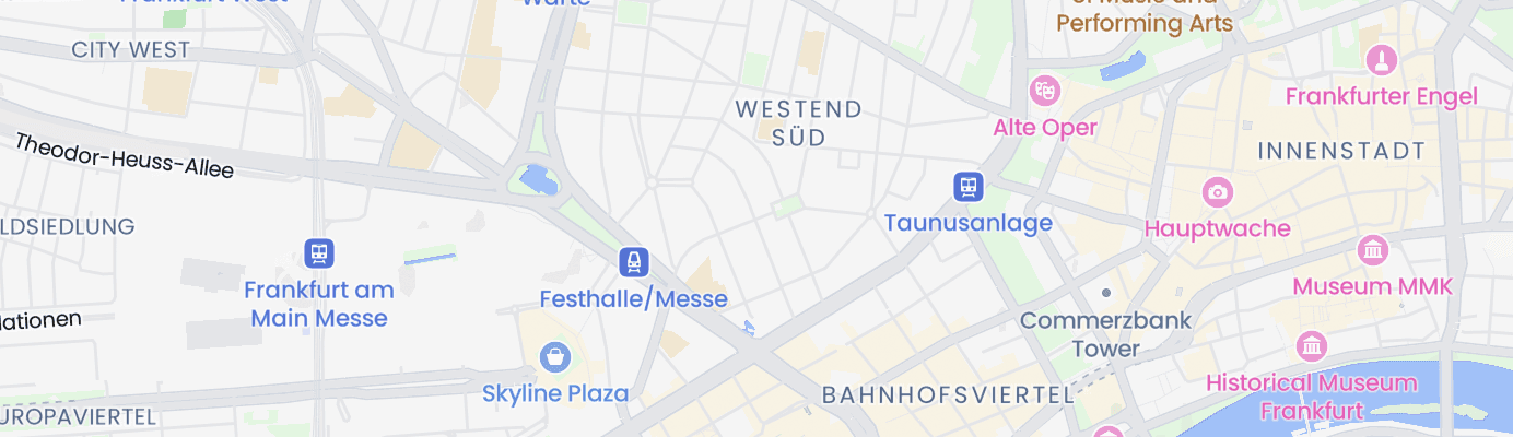 Karte mit dem ungefähren Standort