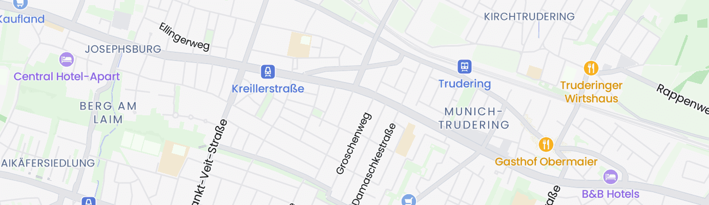 Karte mit dem ungefähren Standort
