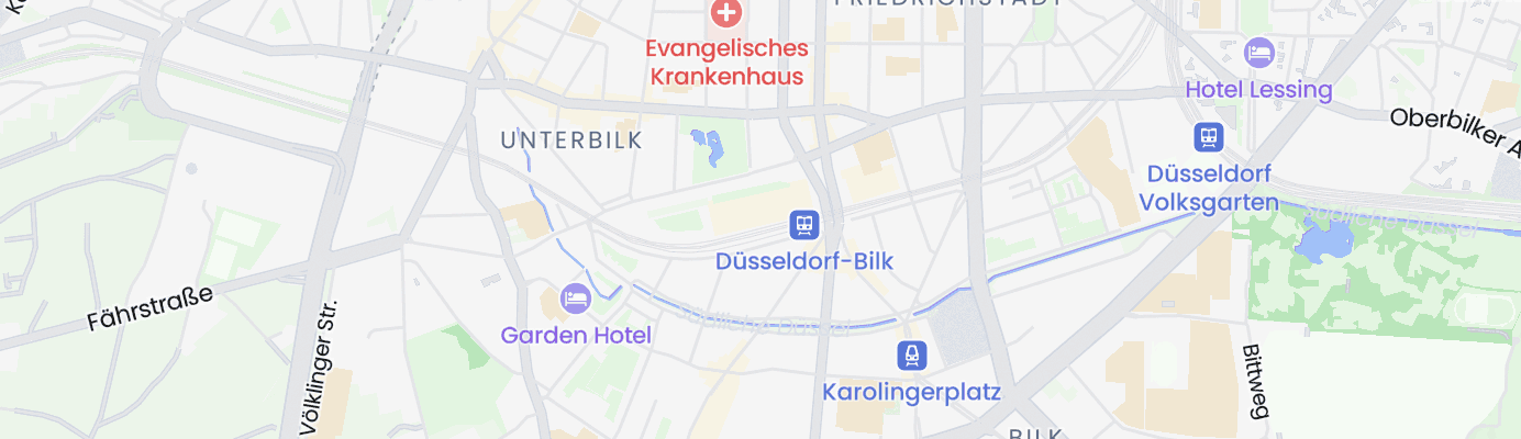 Karte mit dem ungefähren Standort
