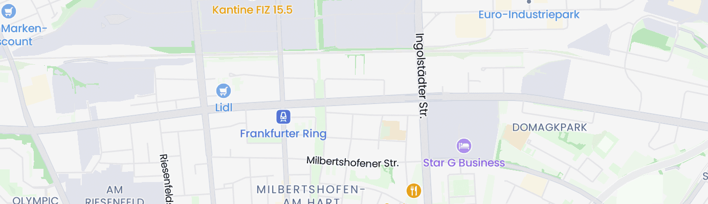 Karte mit dem ungefähren Standort