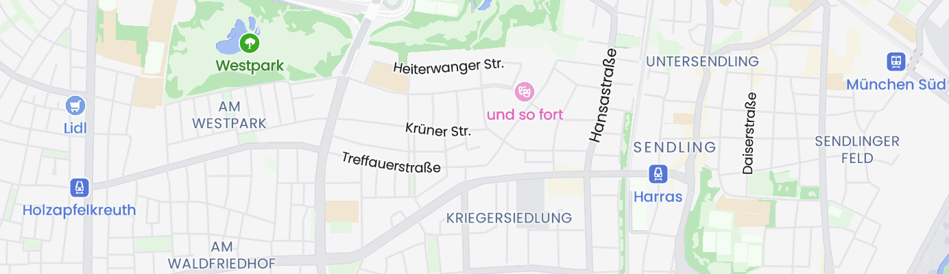 Karte mit dem ungefähren Standort