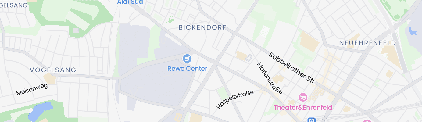 Karte mit dem ungefähren Standort
